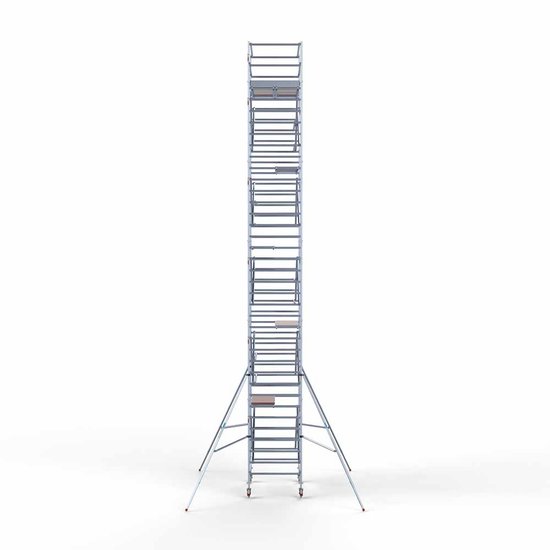 Euroscaffold Steigeraanhanger 250 + Rolsteiger Standaard 135x190 12,2m werkhoogte