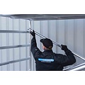 Euroscaffold Rolsteiger Euroscaffold Original 135x190 8,2m werkhoogte carbon vloer tegen de gevel