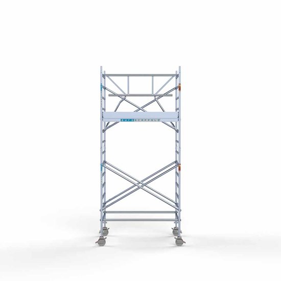 Anssems Anssems aanhanger + rolsteiger standaard 135x190 5,2m werkhoogte + enkele voorloopleuning