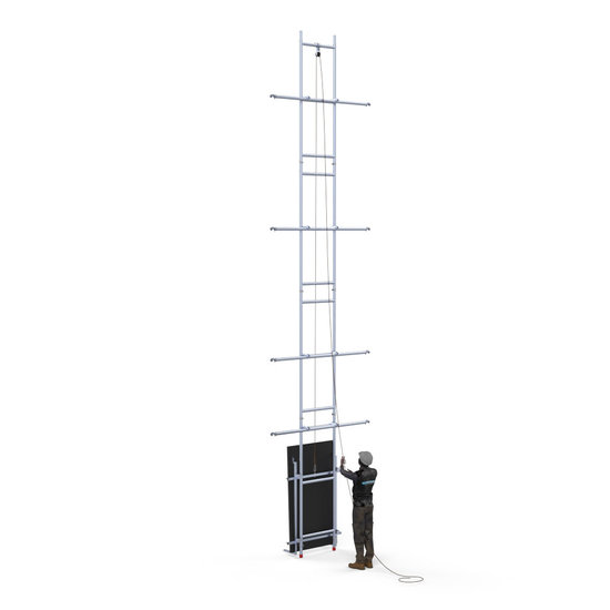 Euroscaffold Solar lift 8,2m werkhoogte 305 cm