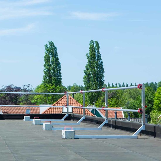 Euroscaffold Euroscaffold dakrandbeveiliging verstelbaar hoekstuk plat dak