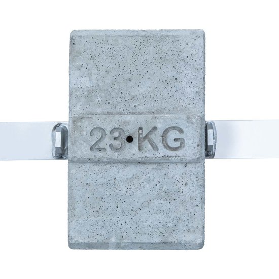 Euroscaffold Euroscaffold dakrandbeveiliging betonblok 23 kg plat dak