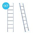 Eurostairs Eurostairs Ladder enkel recht 1x7 sporten