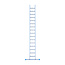Eurostairs Eurostairs Ladder enkel recht 1x16 sporten