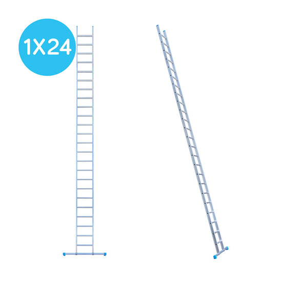 Eurostairs Eurostairs Ladder enkel recht 1x24 sporten