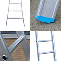 Eurostairs Eurostairs Ladder enkel uitgebogen 1x7 sporten
