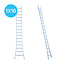 Eurostairs Eurostairs Ladder enkel uitgebogen 1x16 sporten