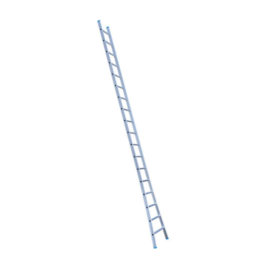 Eurostairs Eurostairs Ladder enkel uitgebogen 1x18 sporten