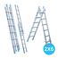 Eurostairs Eurostairs Reform ladder recht 2x6 sporten