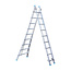 Eurostairs Eurostairs Reform ladder dubbel uitgebogen 2x9 sporten