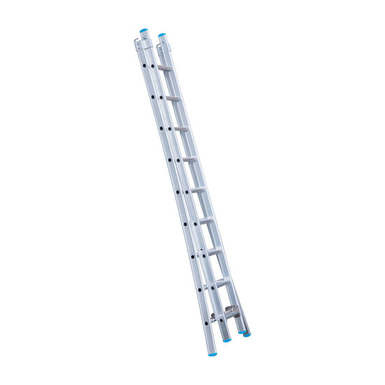 Eurostairs Eurostairs Reform ladder dubbel uitgebogen 2x9 sporten