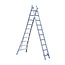 Eurostairs Eurostairs Reform ladder dubbel uitgebogen 2x10 sporten