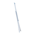 Eurostairs Eurostairs Opsteek ladder dubbel uitgebogen 2x16 sporten + gevelrollen