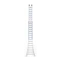 Eurostairs Eurostairs Opsteek ladder dubbel uitgebogen 2x16 sporten + gevelrollen