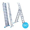 Eurostairs Eurostairs Reform ladder driedelig recht 3x7 sporten