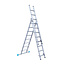 Eurostairs Eurostairs Reform ladder driedelig recht 3x8 sporten