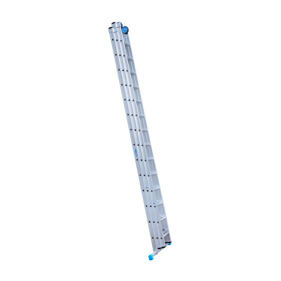 Eurostairs Eurostairs Opsteek ladder driedelig recht 3x14 sporten + gevelrollen