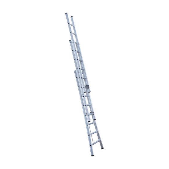 Eurostairs Eurostairs Reform ladder driedelig uitgebogen 3x8 sporten