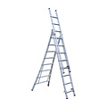 Eurostairs Eurostairs Reform ladder driedelig uitgebogen 3x8 sporten