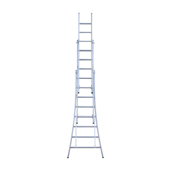 Eurostairs Eurostairs Reform ladder driedelig uitgebogen 3x8 sporten