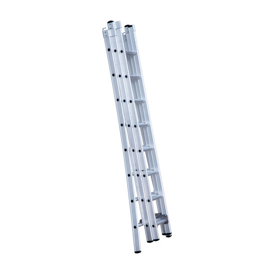 Eurostairs Eurostairs Reform ladder driedelig uitgebogen 3x8 sporten