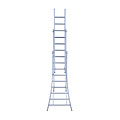 Eurostairs Eurostairs Reform ladder driedelig uitgebogen 3x9 sporten
