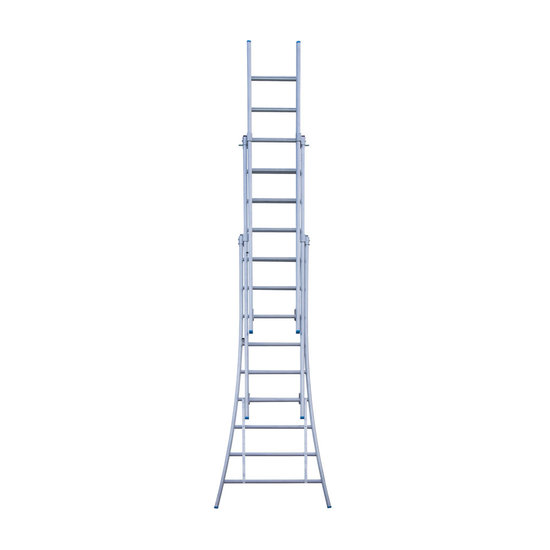 Eurostairs Eurostairs Reform ladder driedelig uitgebogen 3x9 sporten