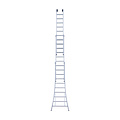 Eurostairs Eurostairs Reform ladder driedelig uitgebogen 3x10 sporten + gevelrollen