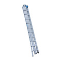Eurostairs Eurostairs Reform ladder driedelig uitgebogen 3x10 sporten + gevelrollen