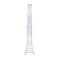 Eurostairs Eurostairs Opsteek ladder driedelig uitgebogen 3x14 sporten + gevelrollen