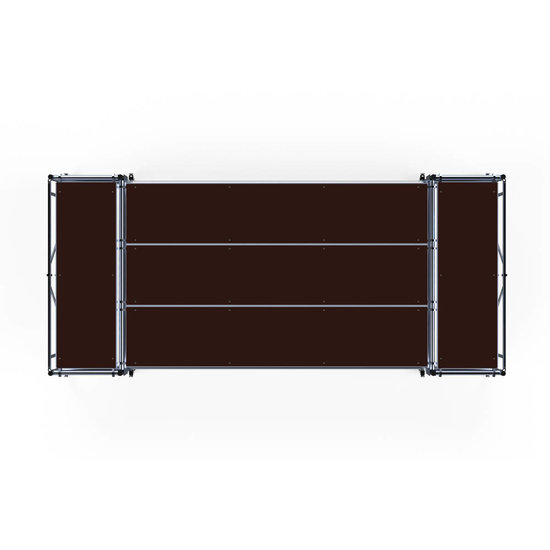 Euroscaffold Stukadoors werkplatform laag 190x455 3m werkhoogte