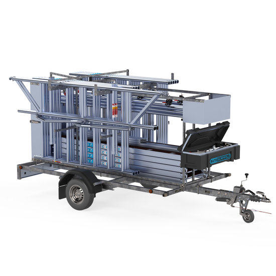 Euroscaffold Steigertransporter 305 model afsluitbaar 1350 kg