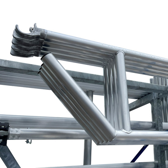 Euroscaffold Trappentoren aanhanger tot 14,2m werkhoogte