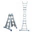 Eurostairs Vouwladder telescopisch 4x4 Silver