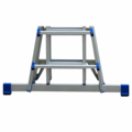 Eurostairs Vouwladder telescopisch 4x4 Silver