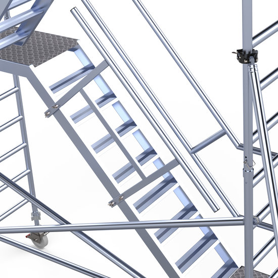 Euroscaffold Trappentoren 135x250 6,2m werkhoogte
