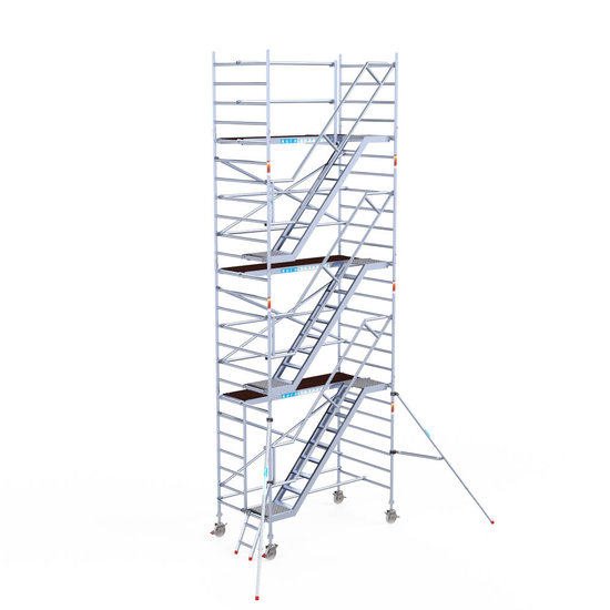 Euroscaffold Trappentoren carbondeck 135x250 8,2m werkhoogte