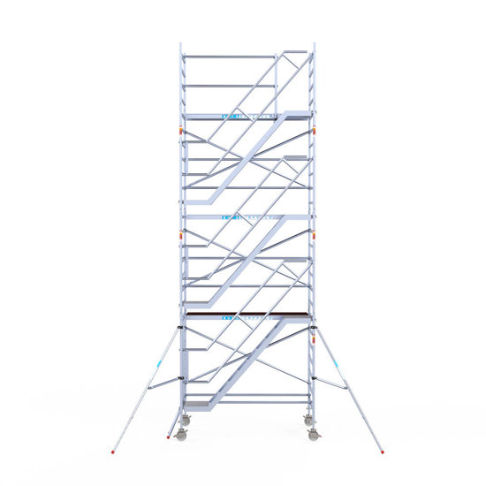 Euroscaffold Trappentoren carbondeck 135x250 8,2m werkhoogte