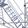 Euroscaffold Trappentoren carbondeck 135x250 8,2m werkhoogte