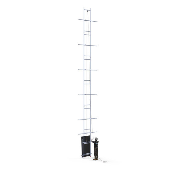 Euroscaffold Solar lift 12,2m werkhoogte, 190 cm