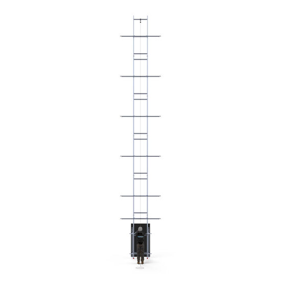 Euroscaffold Solar lift 12,2m werkhoogte, 190 cm