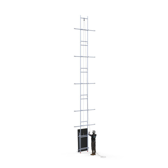 Euroscaffold Solar lift 10,2m werkhoogte, 190 cm