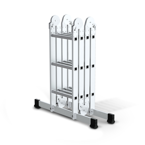 Vouwladder 4 x 3 treden met platform