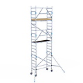 Alumexx Rolsteiger Alumexx Extra 75x190 7,2m werkhoogte tegen de gevel