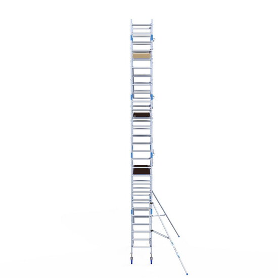 Alumexx Rolsteiger Alumexx Extra 75x190 9,2m werkhoogte tegen de gevel