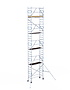 Rolsteiger Alumexx Extra 75x190 10,2m werkhoogte tegen de gevel