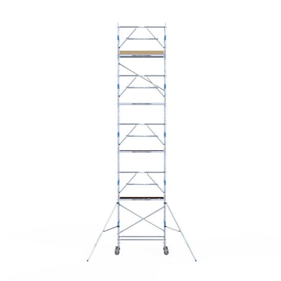 Alumexx Rolsteiger Alumexx Extra 75x190 10,2m werkhoogte tegen de gevel