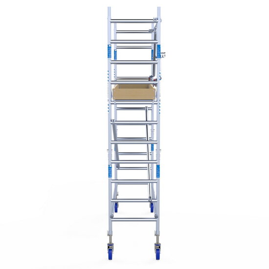 Alumexx Rolsteiger Alumexx Extra 75x250 4,2m werkhoogte tegen de gevel