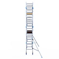 Alumexx Rolsteiger Alumexx Extra 75x250 6,2m werkhoogte tegen de gevel