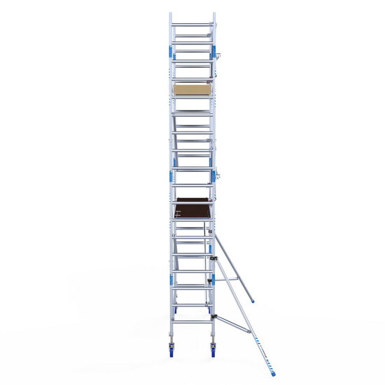Alumexx Rolsteiger Alumexx Extra 75x250 6,2m werkhoogte tegen de gevel